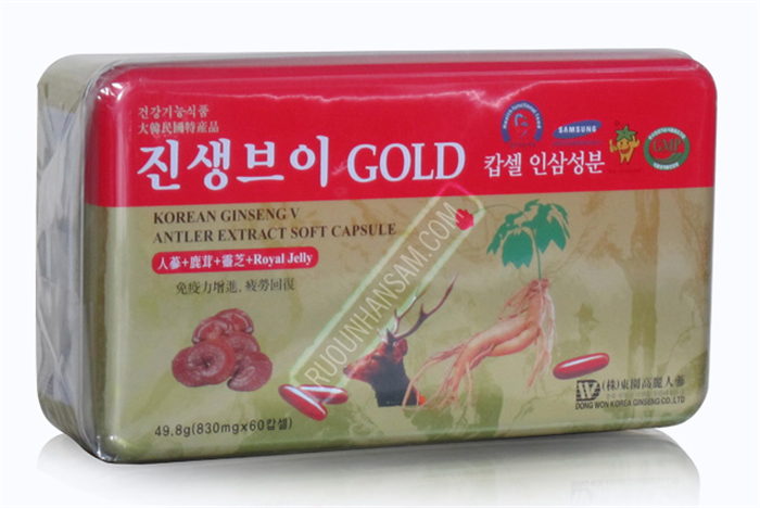 Корейский женьшень и экстракт пантов оленя мягкие капсулы

